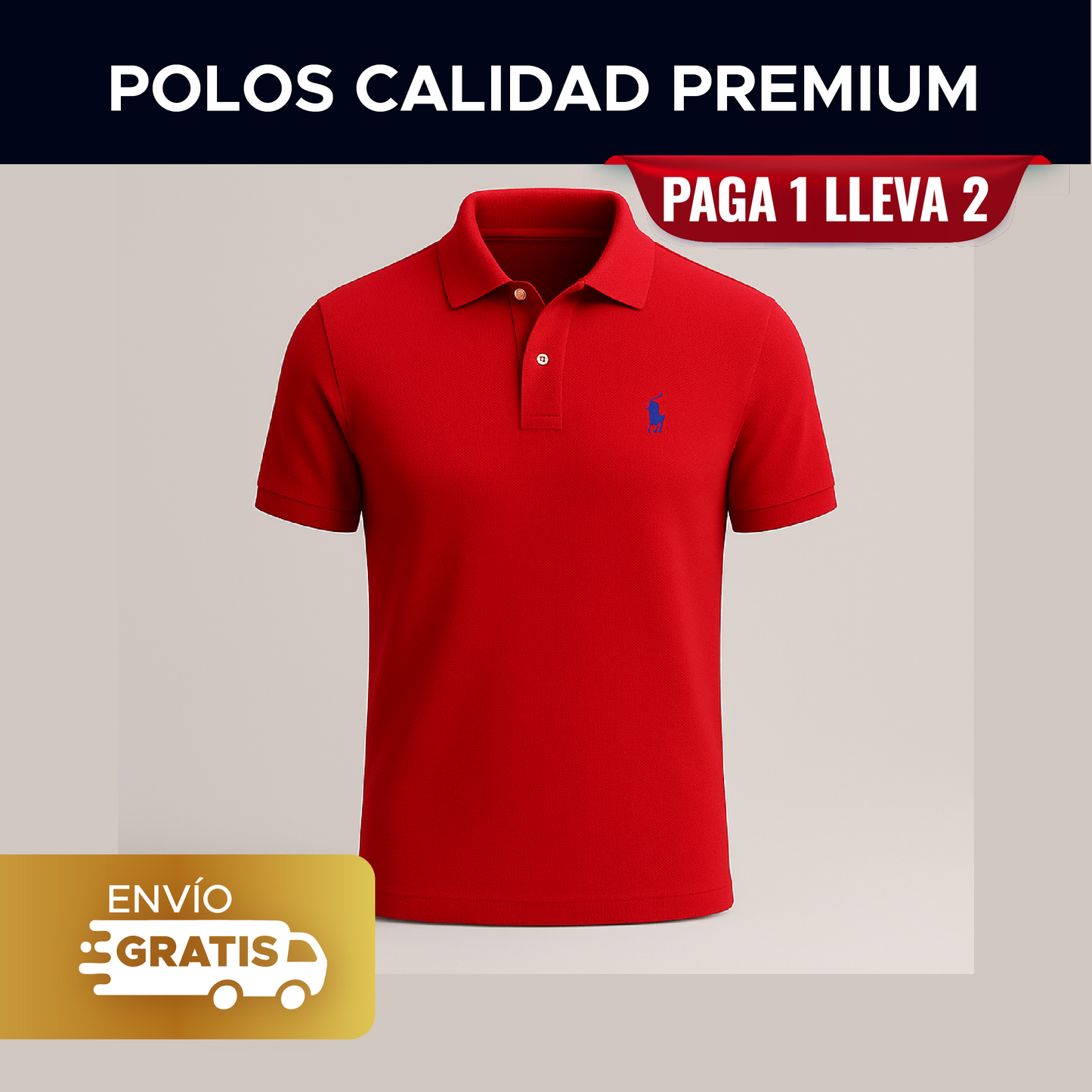 🧥 SET POLOS EN TELA PREMIUM ¡PAGA 1 Y LLEVA 2¡ 🚀