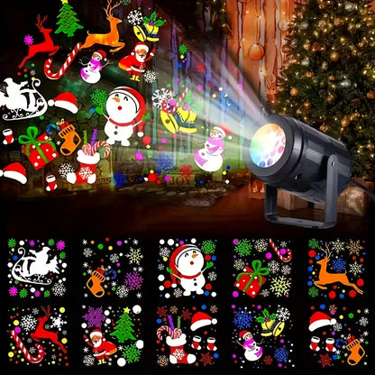 🎄 Proyector Decembrino 🎁 La magia de la Navidad en tu hogar 🎅✨