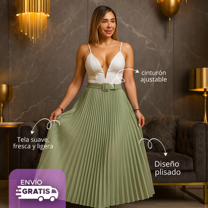 👗 🌟CLASSIC CHIC™ |  FALDA PLISADA 👗 🌟