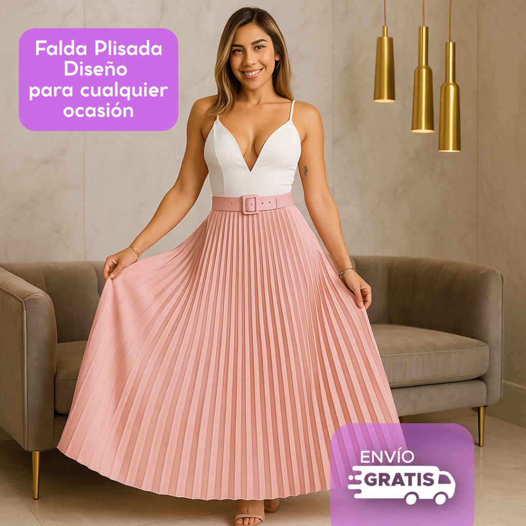 👗 🌟CLASSIC CHIC™ |  FALDA PLISADA 👗 🌟