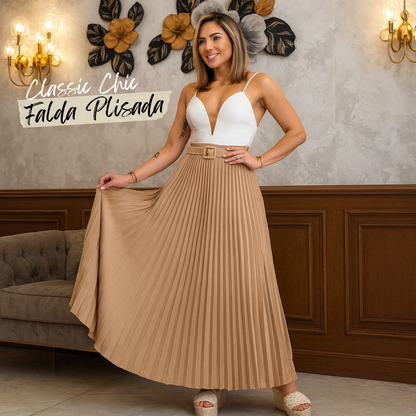👗 🌟CLASSIC CHIC™ |  FALDA PLISADA 👗 🌟