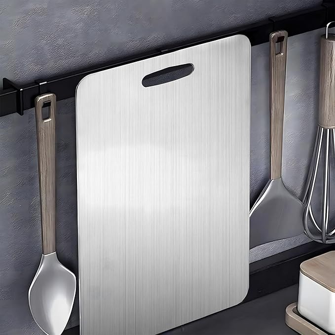 🔥STEELCHOP® TABLA EN ACERO ANTIBACTERIAL CON ALTA DURABILIDAD🔪