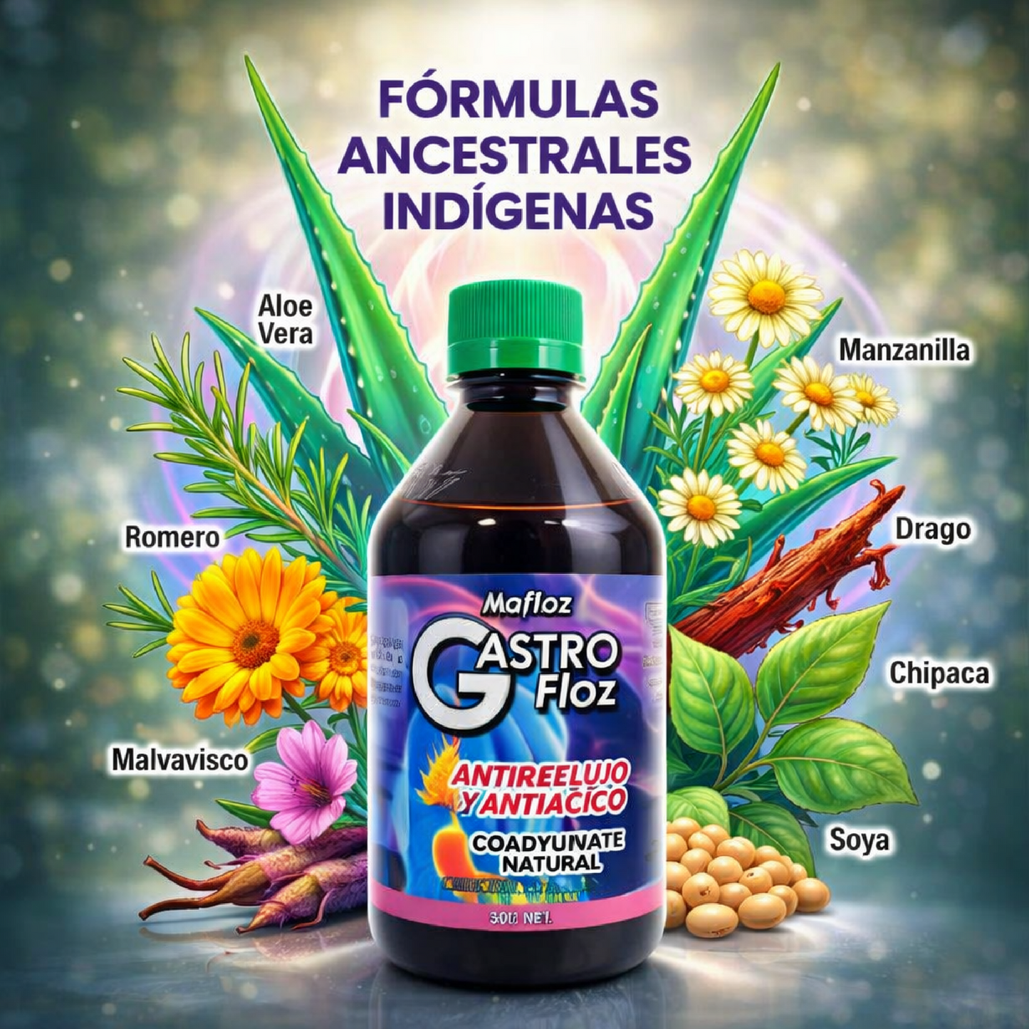 🌿🔥 GASTRO FLOZ  🛡️ ANTIREFLUJO & ANTIÁCIDO 100% NATURAL 💚🔥