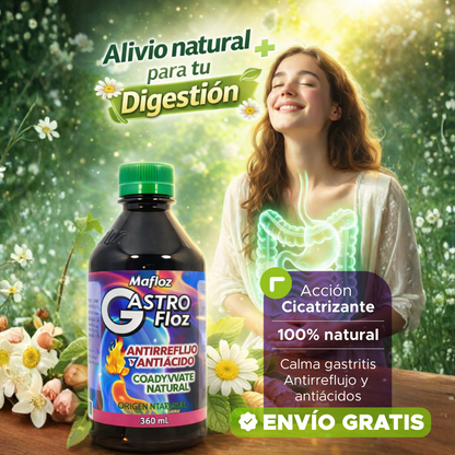 🌿🔥 GASTRO FLOZ  🛡️ ANTIREFLUJO & ANTIÁCIDO 100% NATURAL 💚🔥