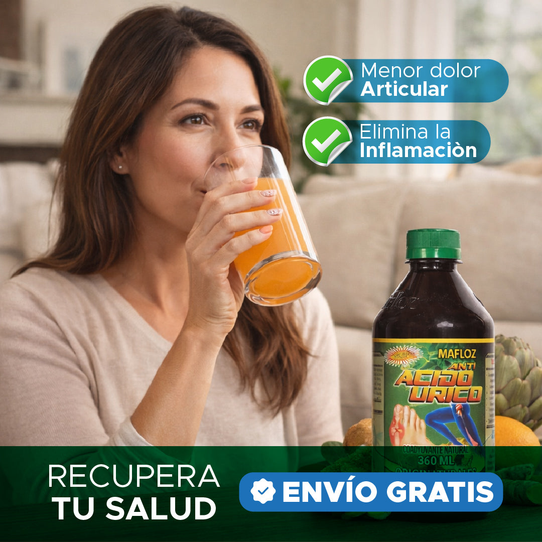 🍃✨ Anti Ácido Úrico Mafloz – Fórmula 100% Natural 🔥💚
