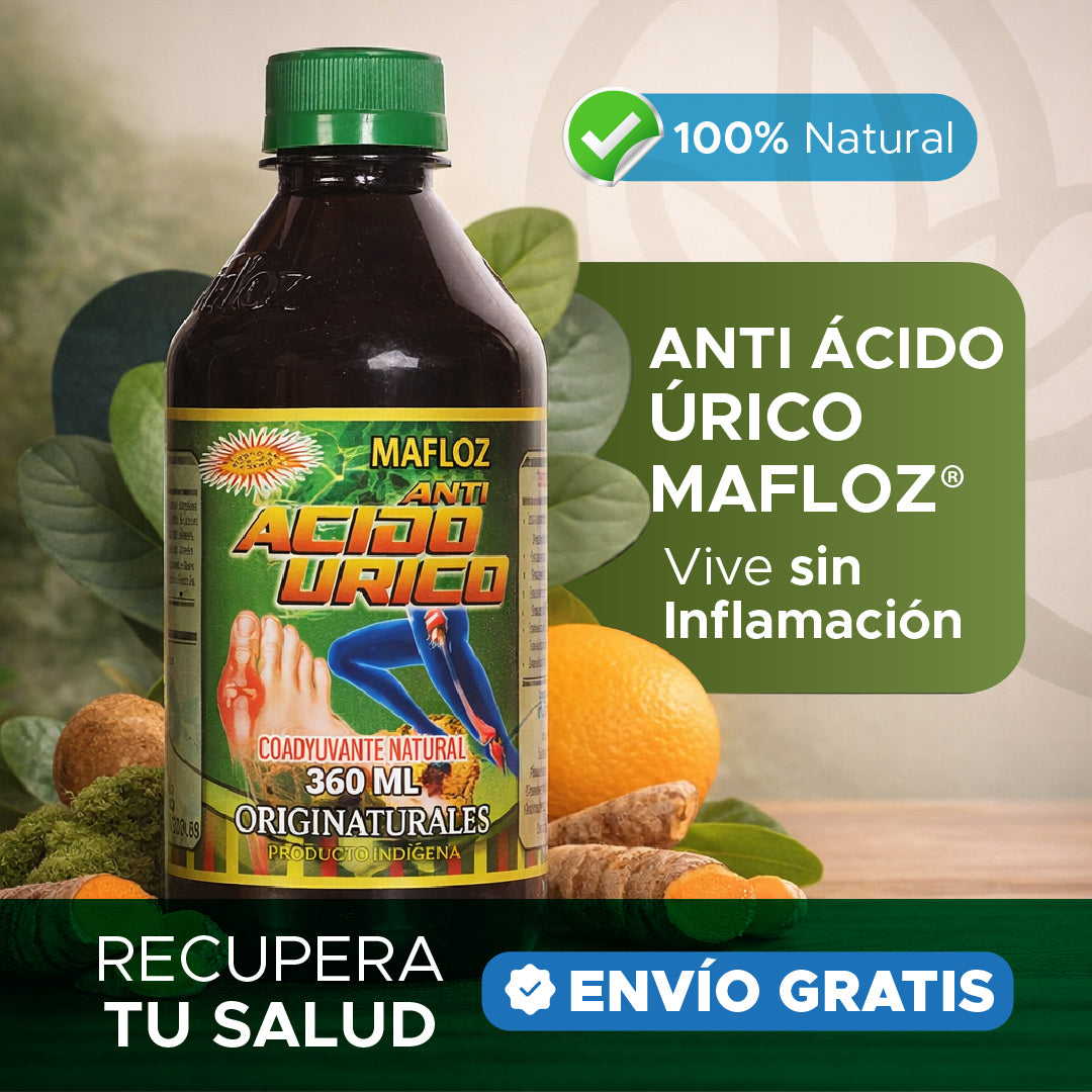 🍃✨ Anti Ácido Úrico Mafloz – Fórmula 100% Natural 🔥💚