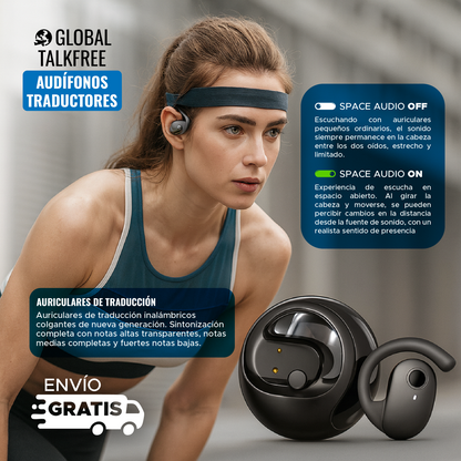 🎧🌍 GLOBAL TALKFREE™ AUDÍFONOS TRADUCTORES 🗣️🌍