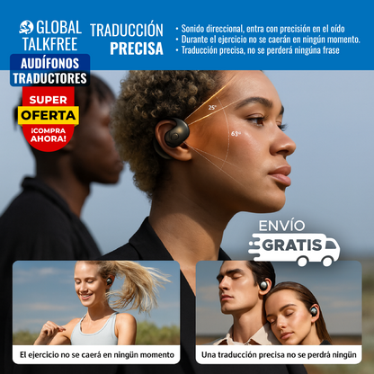 🎧🌍 GLOBAL TALKFREE™ AUDÍFONOS TRADUCTORES 🗣️🌍
