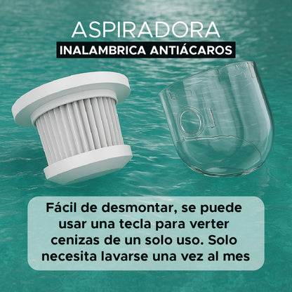 🌀 Aspiradora Antiácaros  Inalámbrica Recargable 👌