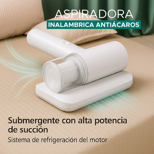 🌀 Aspiradora Antiácaros  Inalámbrica Recargable 👌