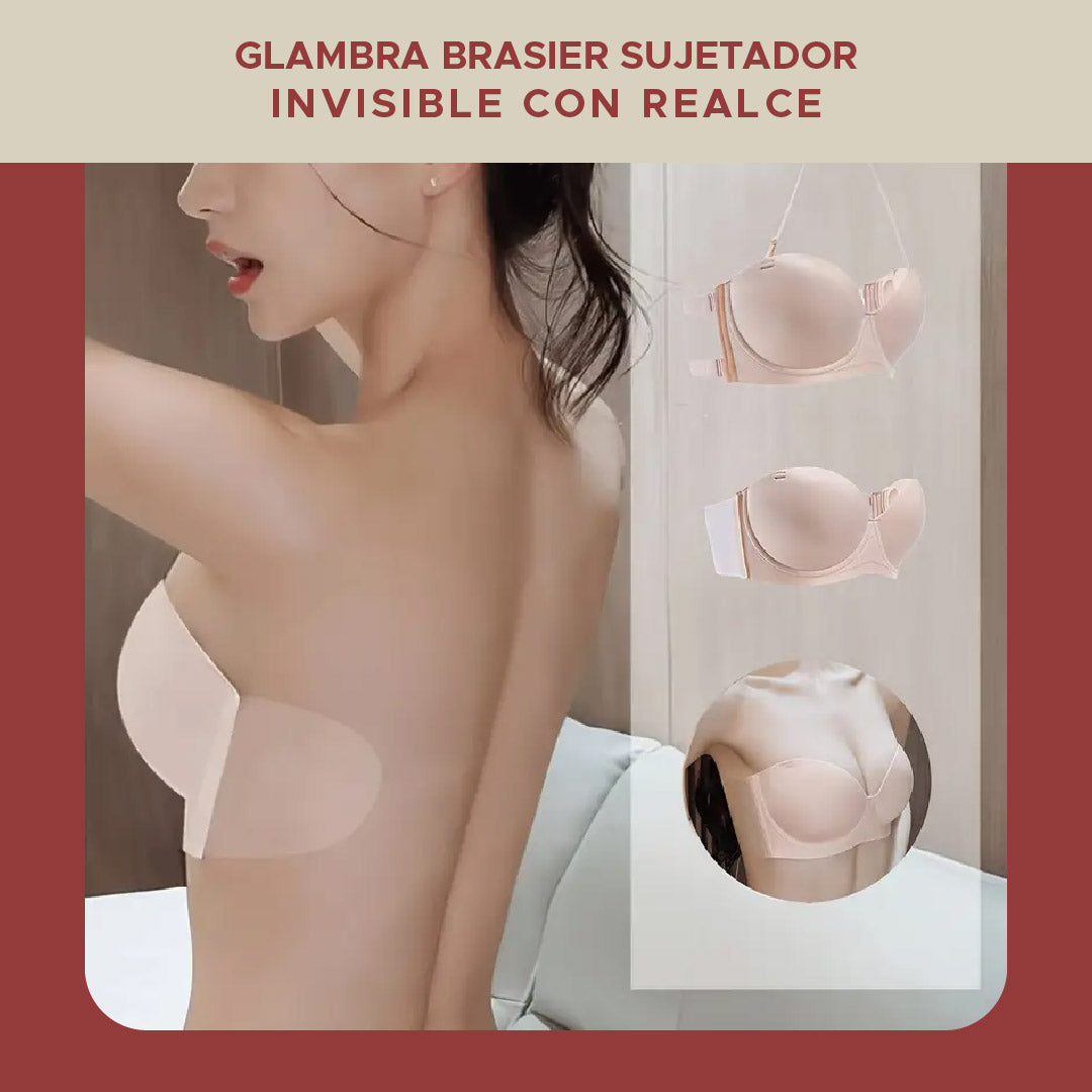 👙 GLAMBRA™ BRASIER SUJETADOR INVISIBLE CON REALCE 3 EN 1✨