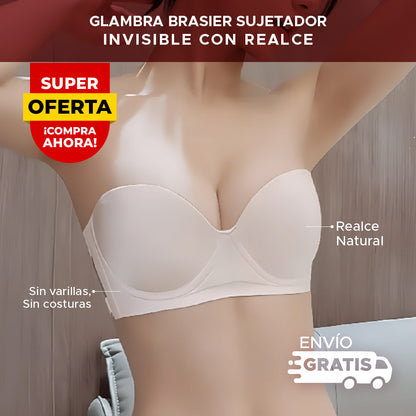 👙 GLAMBRA™ BRASIER SUJETADOR INVISIBLE CON REALCE 3 EN 1✨