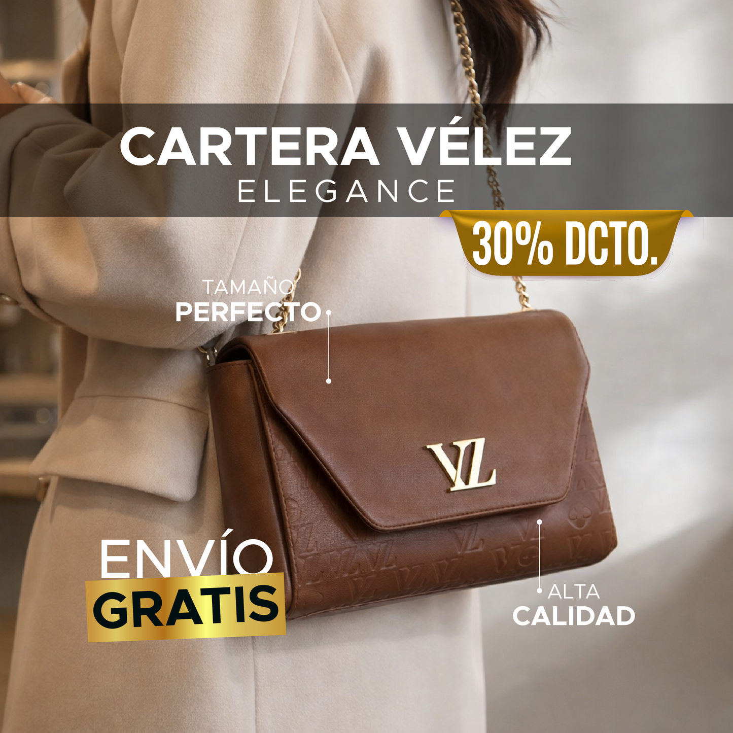 👜✨CARTERA VELEZ EN CUERO VEGANO 100% GARANTIZADO✨👜