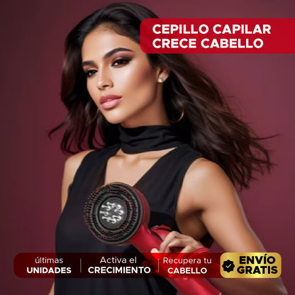 🌿✨Cepillo Capilar con infrarojo Crece Cabello ✨💆‍♀️