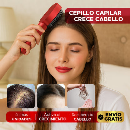 🌿✨Cepillo Capilar con infrarojo Crece Cabello ✨💆‍♀️