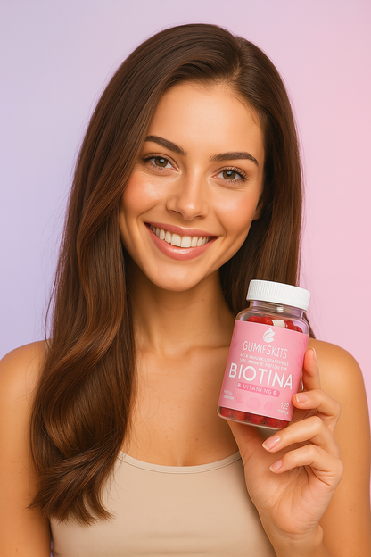 🌸 GUMIESKITS™ PAGA 1 Y LLEVA 2 Frascos de Gomas de Biotina + Colágeno y Vitamina E
