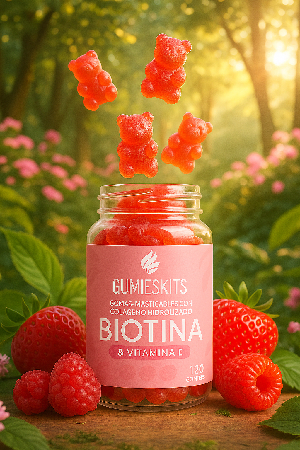 🌸 GUMIESKITS™ PAGA 1 Y LLEVA 2 Frascos de Gomas de Biotina + Colágeno y Vitamina E