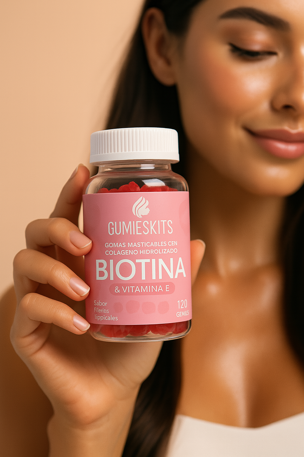 🌸 GUMIESKITS™ PAGA 1 Y LLEVA 2 Frascos de Gomas de Biotina + Colágeno y Vitamina E