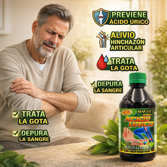 🍃✨ Anti Ácido Úrico Mafloz – Fórmula 100% Natural 🔥💚