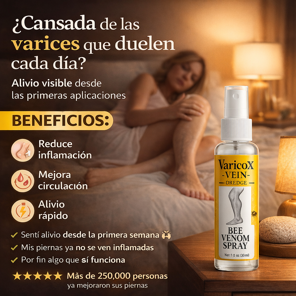 BEEVENOM 2X1 🐝 VARICOX VEINⓇ Veneno de abeja contra la VARICE + ULCERA + FLEBITIS