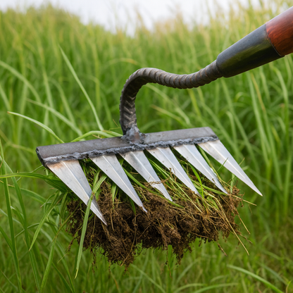 🌱GARDEN PRO! RASTRILLO EN ACERO DE ALTA DURABILIDAD