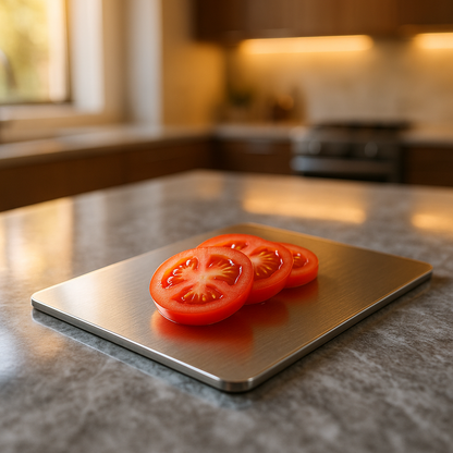 🔥STEELCHOP® TABLA EN ACERO ANTIBACTERIAL CON ALTA DURABILIDAD🔪