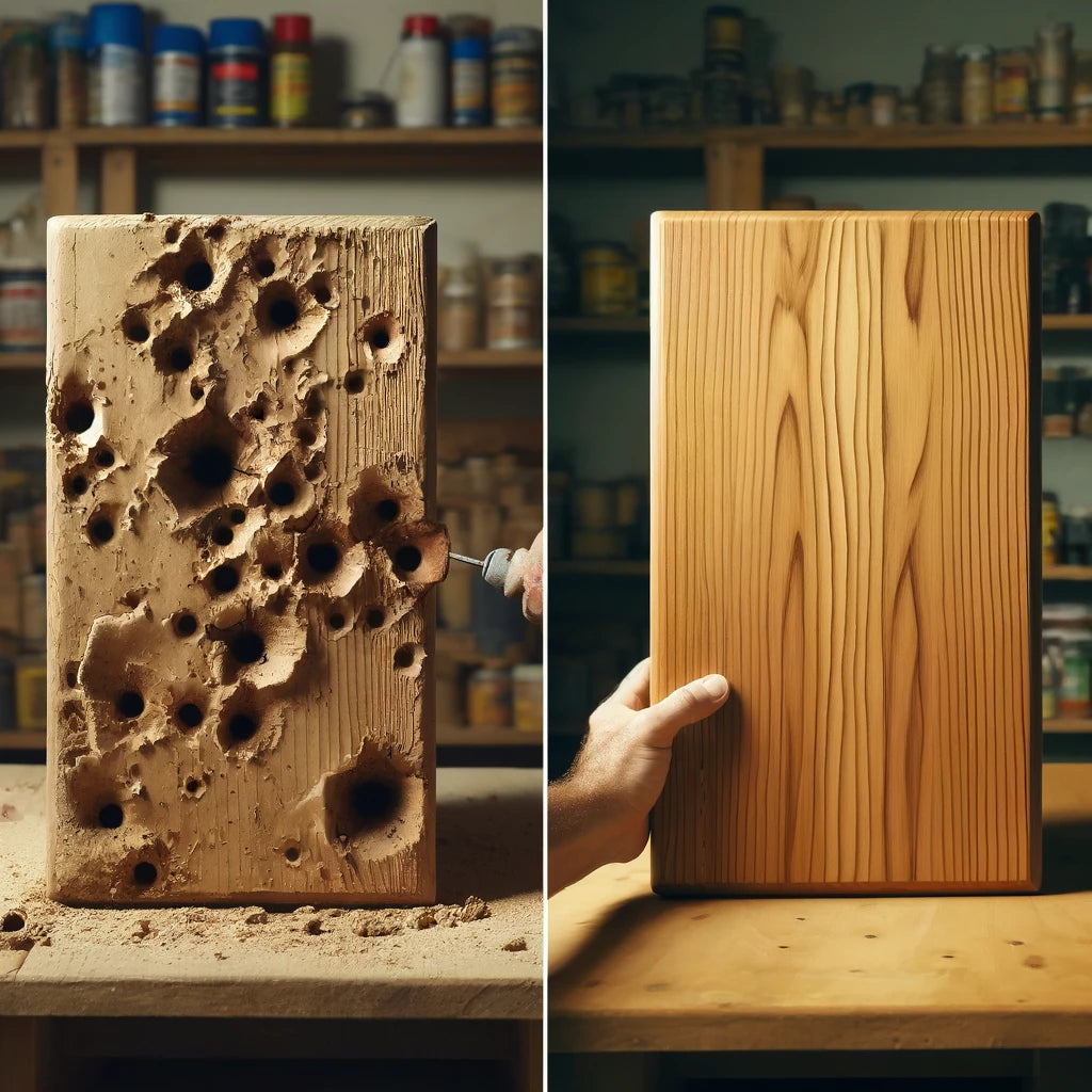 👷🏼‍♂️ MADECRIL MASILLA ULTRA RESISTENTE INMUNIZANTE PARA REPARACIÓN DE MADERA 🪑