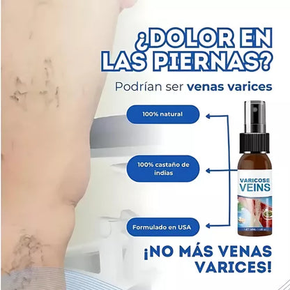 VARICOX VEIN 2x1 Ⓡ SPRAYS TRATAMIENTO VARICE + ULCERA + FLEBITIS