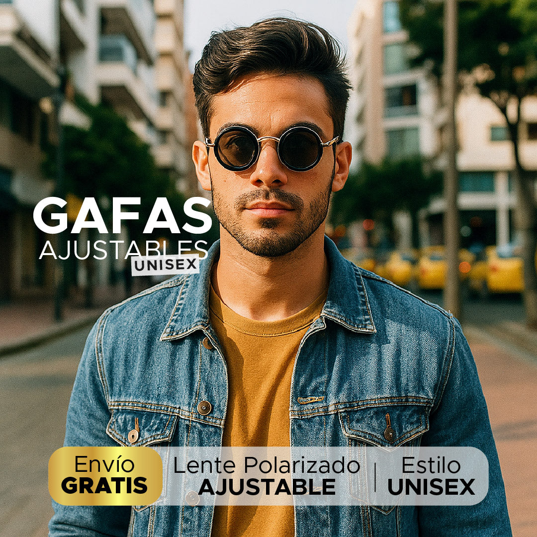 🕶️ GAFAS UNISEX CON POLARIZADO AJUSTABLE😎