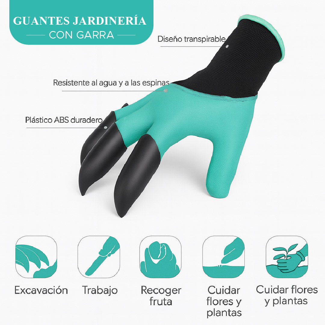 🖐🏼GUANTES CON GARRA PARA JARDINERÍA 🌟🌱