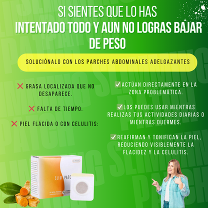 Slim Patch™️Set x 30 parches a base de productos naturales para reducción rápida de medidas