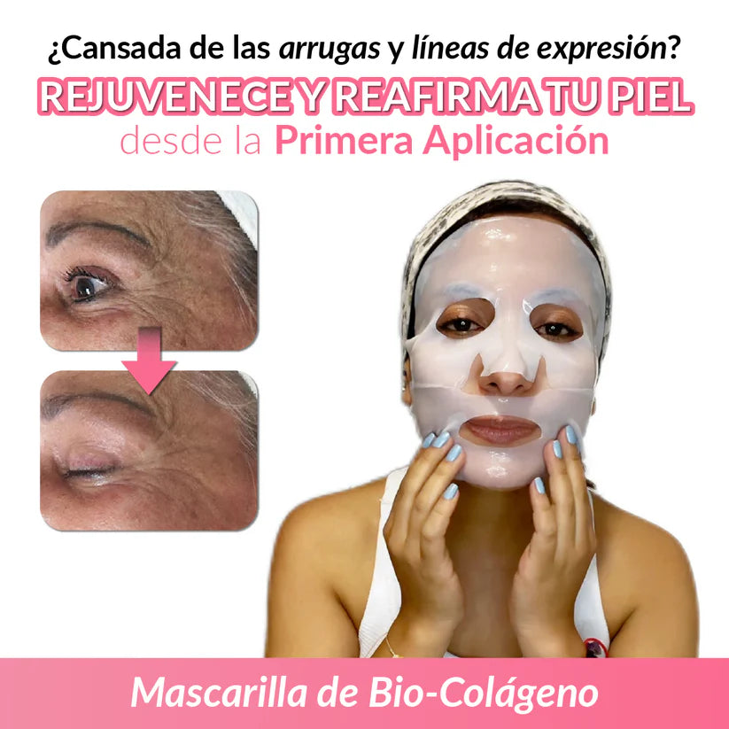 💧PAGA 1 Y LLEVA 2 MASCARILLAS DE BIOCOLÁGENO EN SU MÁXIMA POTENCIA: DESPIERTA CON UNA PIEL JOVEN Y RADIANTE ✨💖