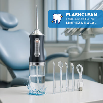 🌟🦷 FLASHCLEAN IRRIGADOR PARA LIMPIEZA BUCAL COMPLETA⚡🦷