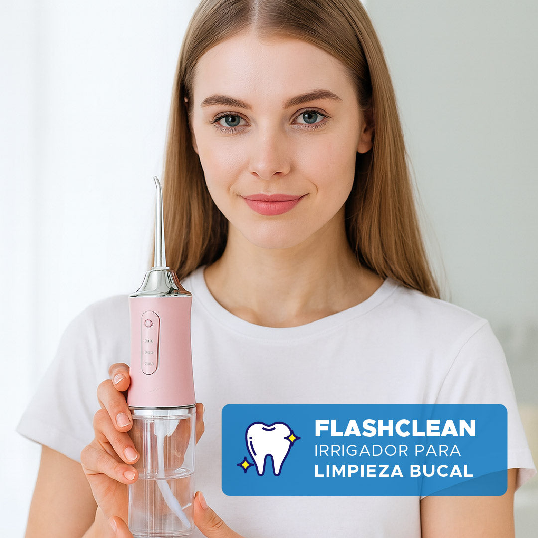🌟🦷 FLASHCLEAN IRRIGADOR PARA LIMPIEZA BUCAL COMPLETA⚡🦷
