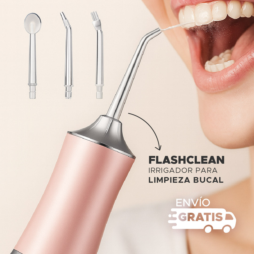 🌟🦷 FLASHCLEAN IRRIGADOR PARA LIMPIEZA BUCAL COMPLETA⚡🦷