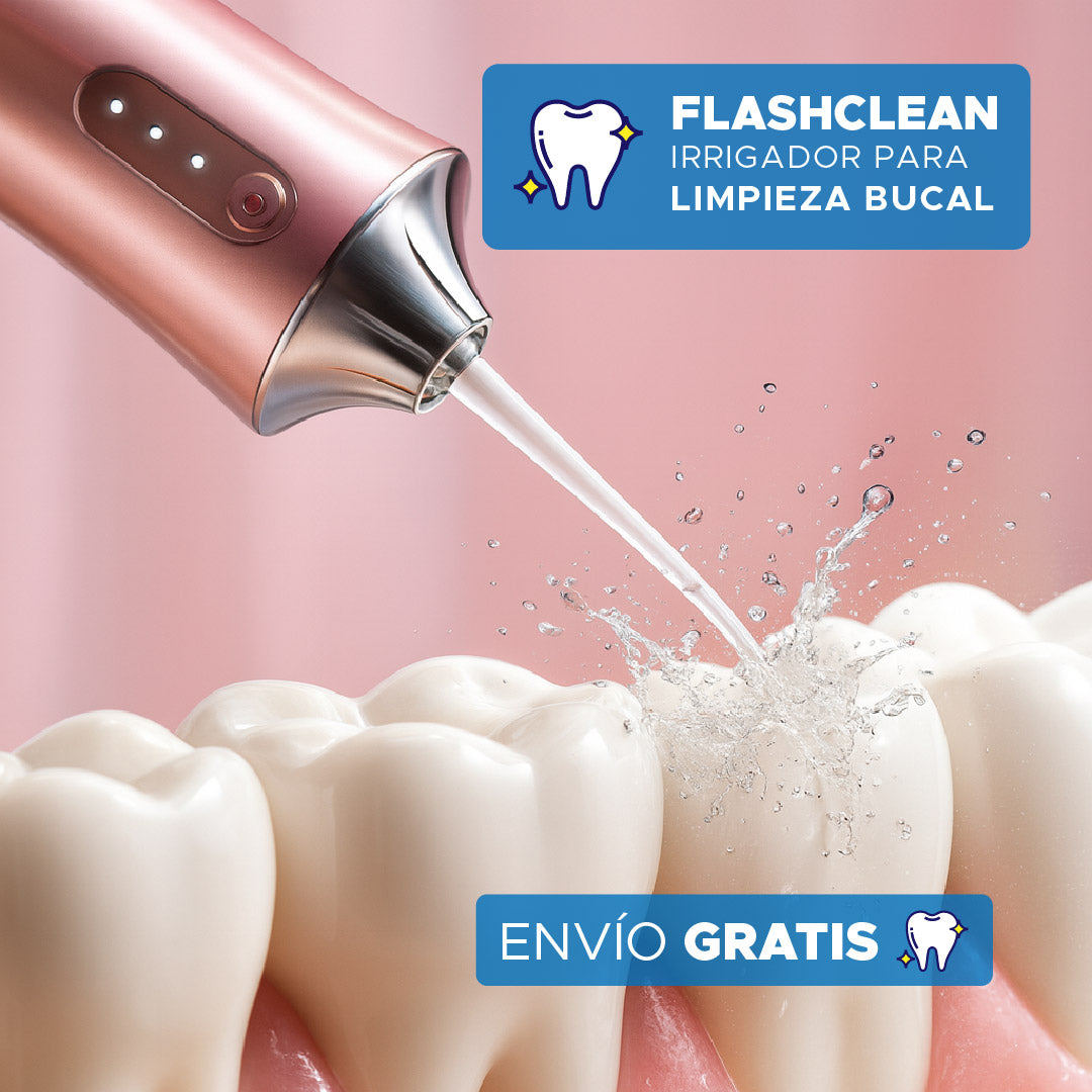 🌟🦷 FLASHCLEAN IRRIGADOR PARA LIMPIEZA BUCAL COMPLETA⚡🦷