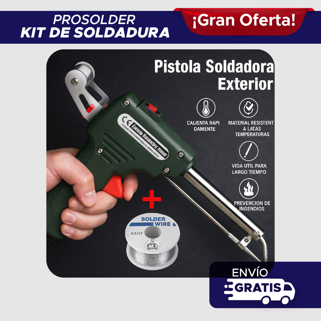 ⚙️ PROSOLDER🛠️ KIT COMPLETO DE SOLDADURA 🛠️