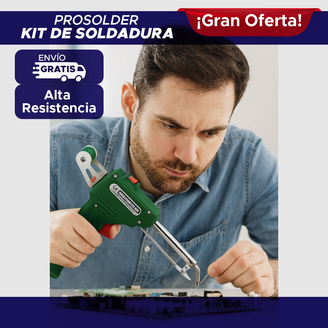 ⚙️ PROSOLDER🛠️ KIT COMPLETO DE SOLDADURA 🛠️