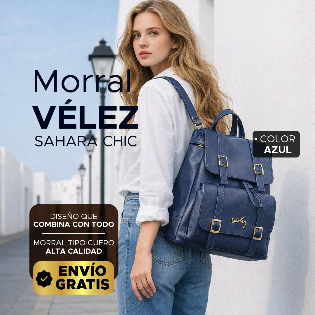 🌟 Últimas unidades Morral Vélez Sahara Chic 👜✨Cuero vegano de alta calidad