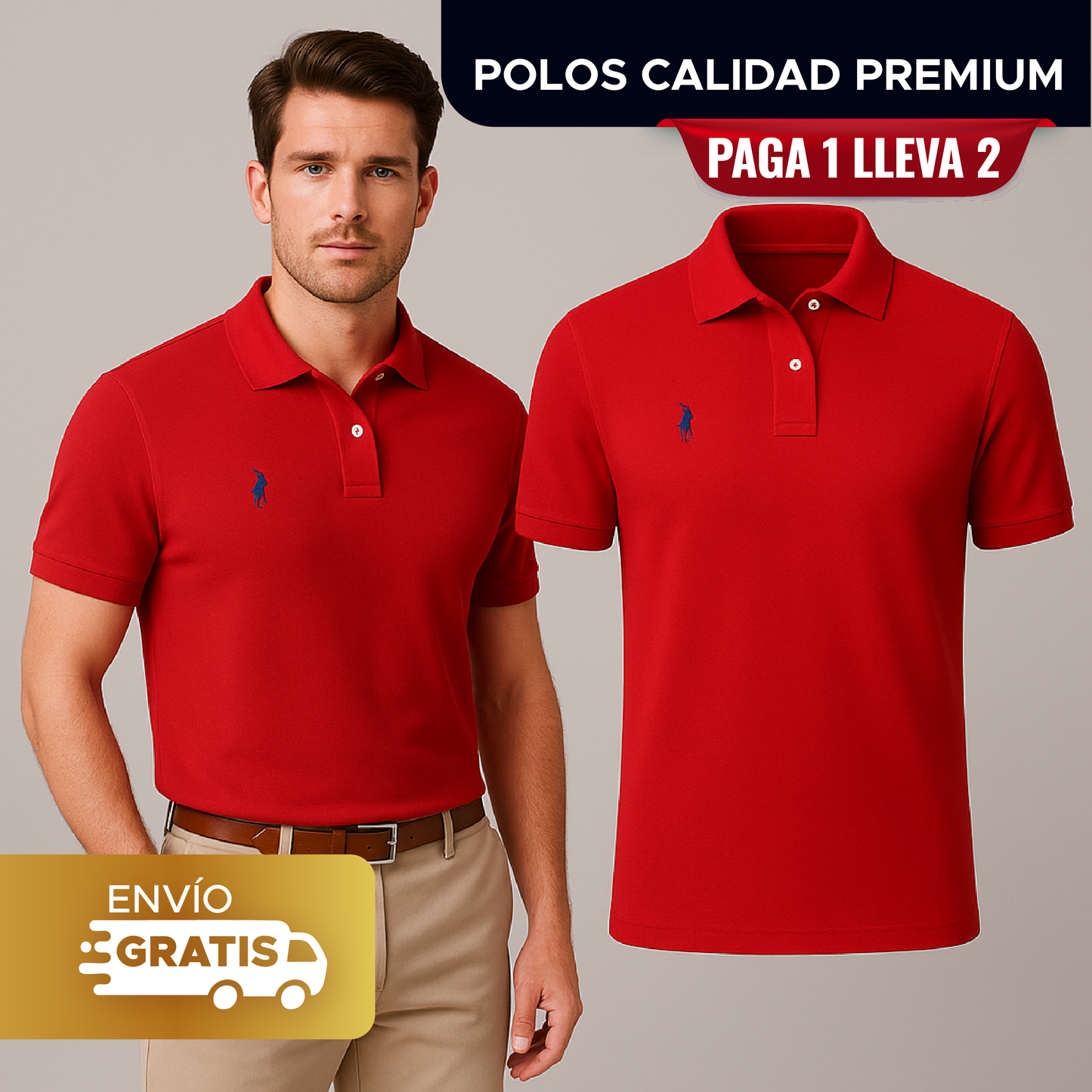 🧥 SET POLOS EN TELA PREMIUM ¡PAGA 1 Y LLEVA 2¡ 🚀