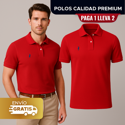 🧥 SET POLOS EN TELA PREMIUM ¡PAGA 1 Y LLEVA 2¡ 🚀