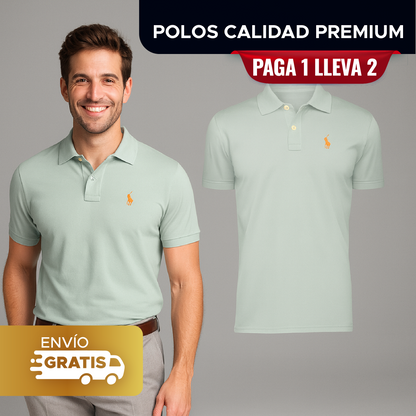 🧥 SET POLOS EN TELA PREMIUM ¡PAGA 1 Y LLEVA 2¡ 🚀