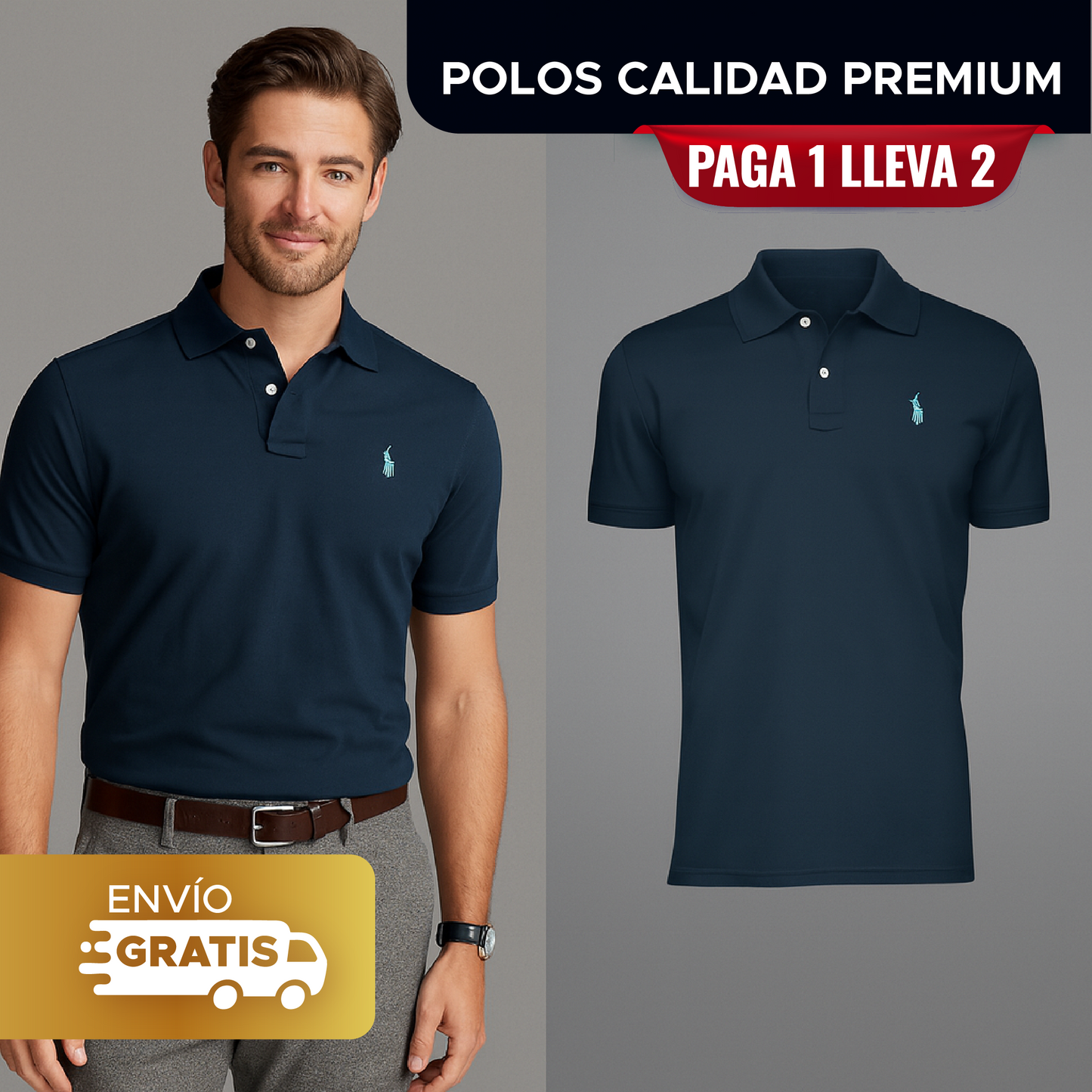 🧥 SET POLOS EN TELA PREMIUM ¡PAGA 1 Y LLEVA 2¡ 🚀