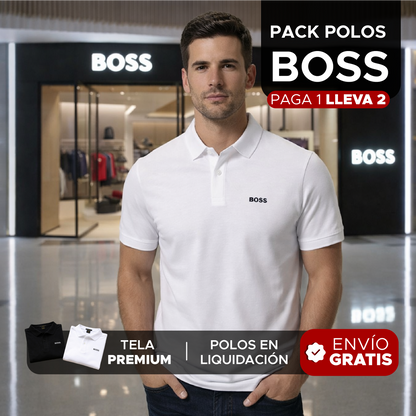 🚨🔥 POLOS BOSS — Pack Liquidación: ¡Paga 1 y Llévate 2! 🔥🚨
