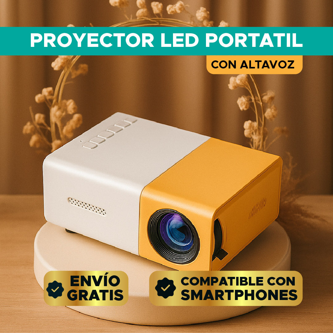 ✨ 🎥 PROYECTOR LED PORTATIL HD CON ALTAVOZ🎬