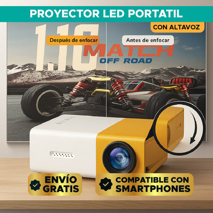 ✨ 🎥 PROYECTOR LED PORTATIL HD CON ALTAVOZ🎬