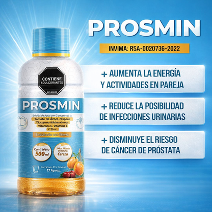 🔥 PROSMIN 💪 Previene enfermedades y fortalece la salud de la próstata 🌿