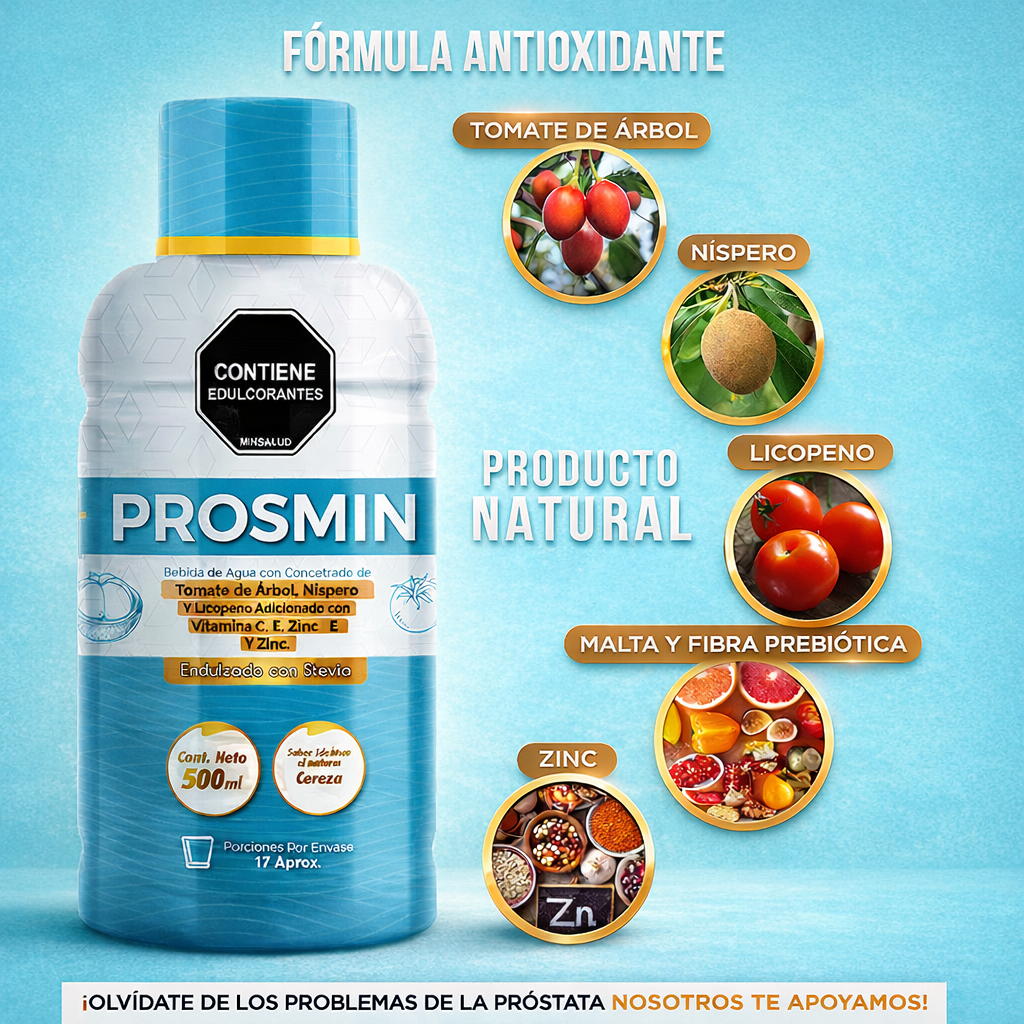 🔥 PROSMIN 💪 Previene enfermedades y fortalece la salud de la próstata 🌿