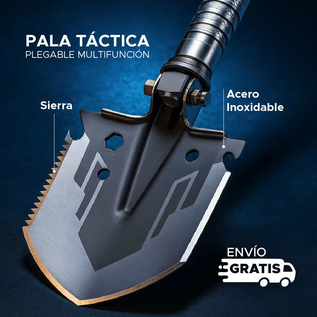 🛠️ SteelForce™ Pala Táctica Plegable Multifunción 10 en 1