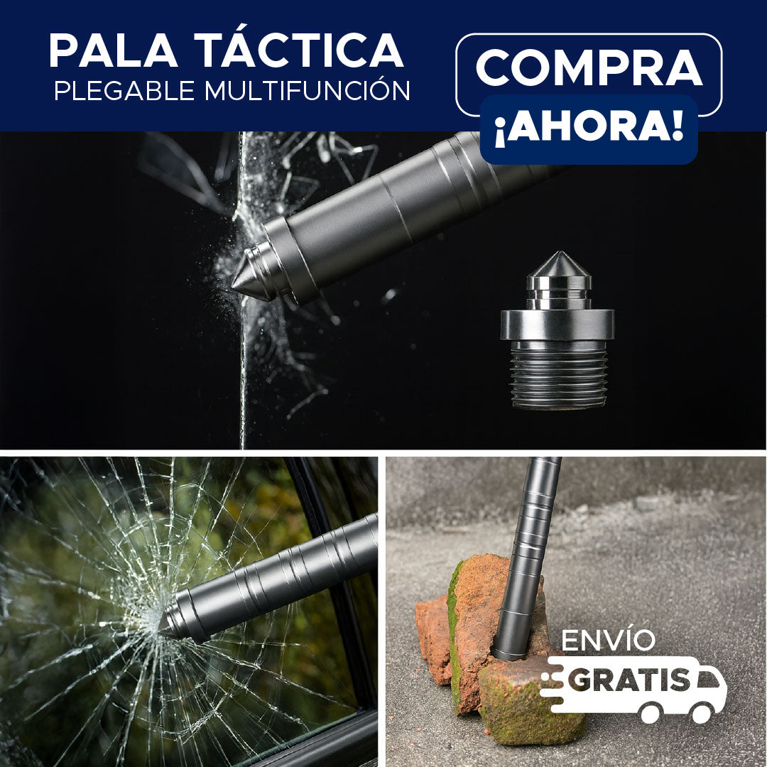 🛠️ SteelForce™ Pala Táctica Plegable Multifunción 10 en 1
